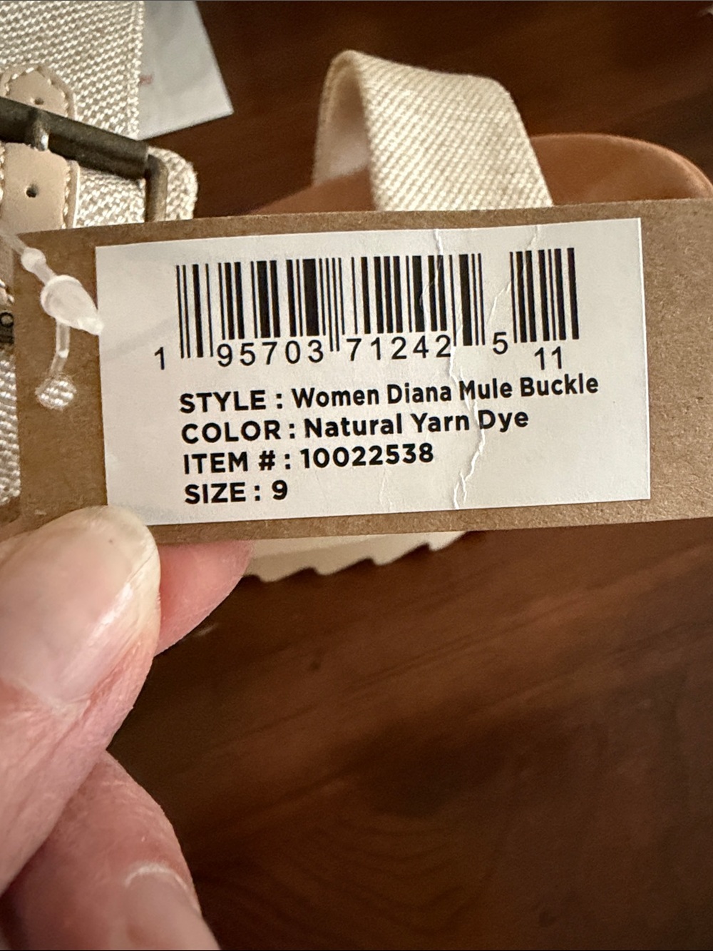 TOMS Diana Mule Wedge Sandals-Brand New - Picture 9 of 9